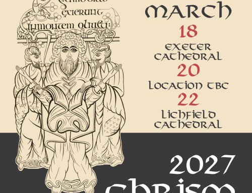 Save the date – 2027 Chrism Festivals
